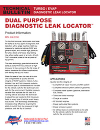 AIM Fleet America Redline Diagnostic Leak Locator Flyer