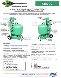 AIM Fleet America Environmentally Safe Oil Change Flyer