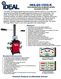 3D IMAGE WHEEL ALIGNER SYSTEM